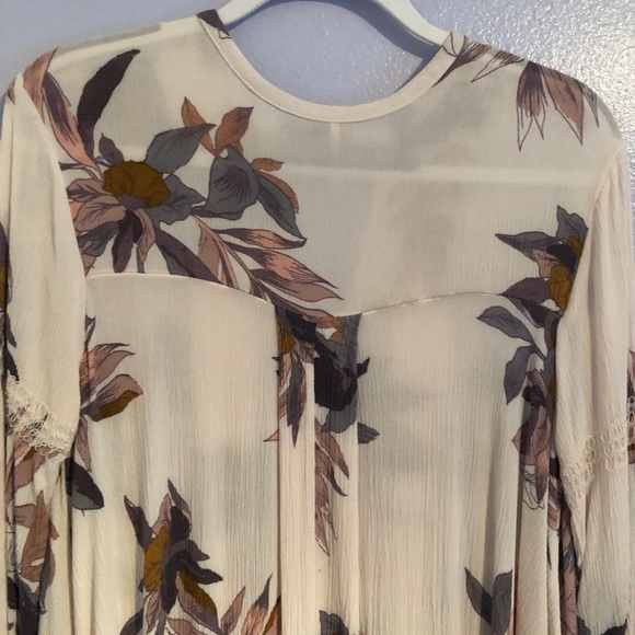 Free People Electric Orchid Print Swing Tunic - Picture 6 of 6